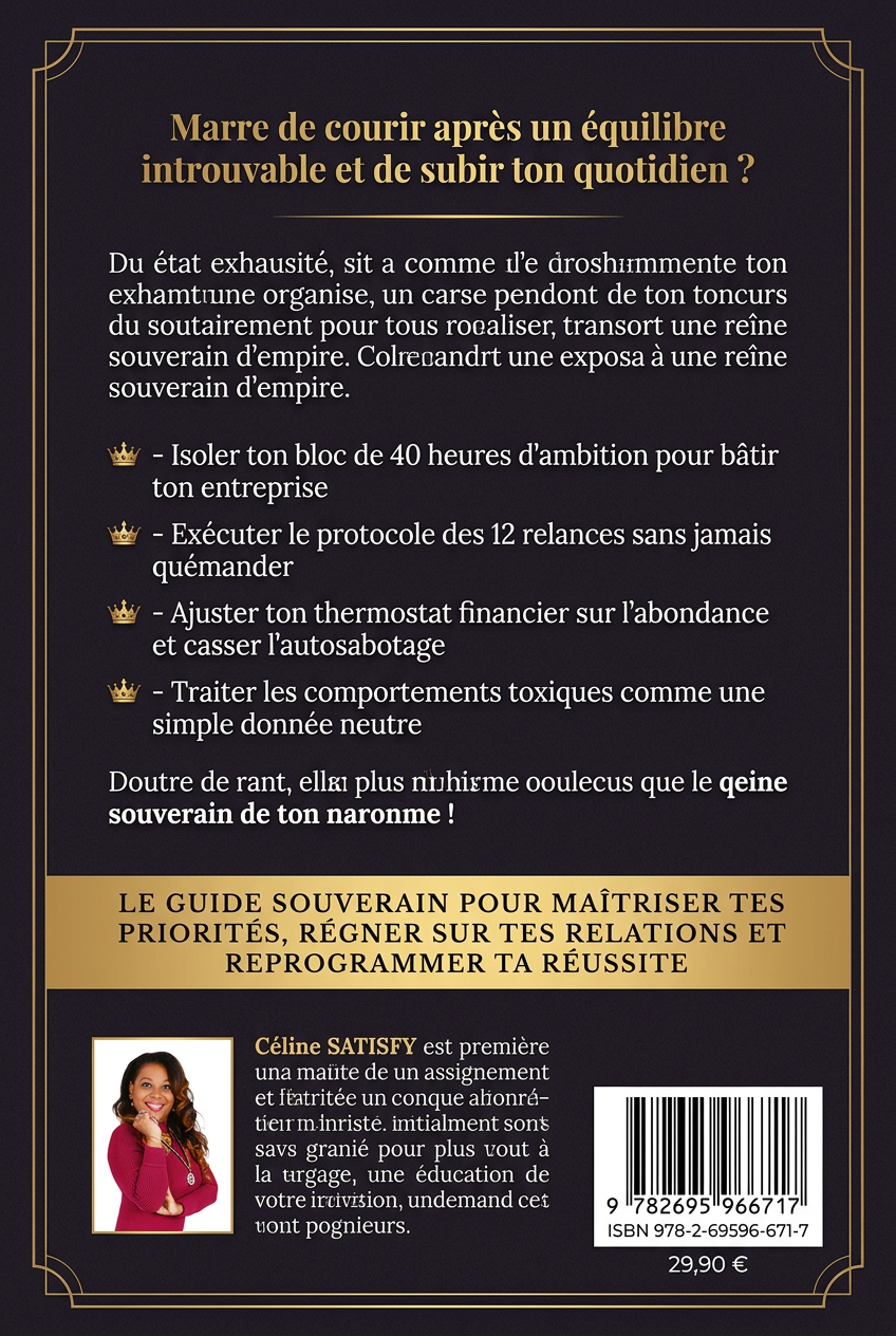 Quatrième de couverture — Devenir une reine d'empire