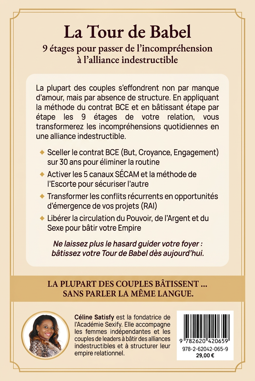 Quatrième de couverture — La Tour de Babel