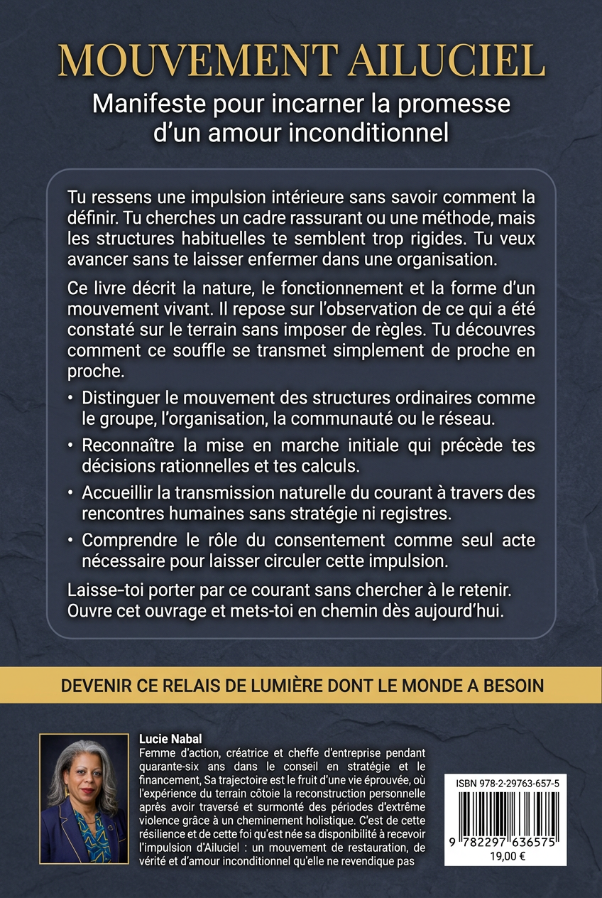 Quatrième de couverture — MOUVEMENT AILUCIEL